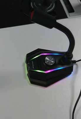 كمبيوتر سطح المكتب والكمبيوتر المحمول USB ميكروفون سلكي لعبة مغير الصوت المباشر ميكروفون الدردشة الصوتية