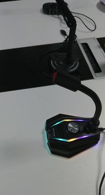 كمبيوتر سطح المكتب والكمبيوتر المحمول USB ميكروفون سلكي لعبة مغير الصوت المباشر ميكروفون الدردشة الصوتية