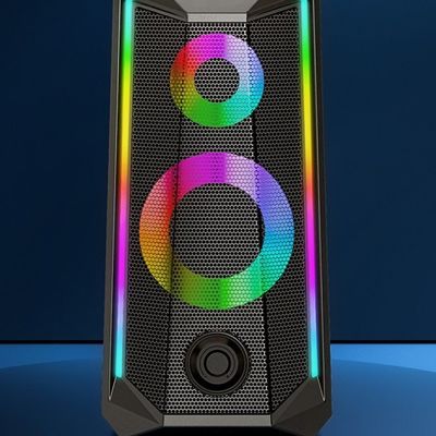 مكبر صوت كمبيوتر RGB للعب أجهزة الكمبيوتر المحمولة USB الصوت الصغير سوبر حجم Subwoofers سطح المكتب